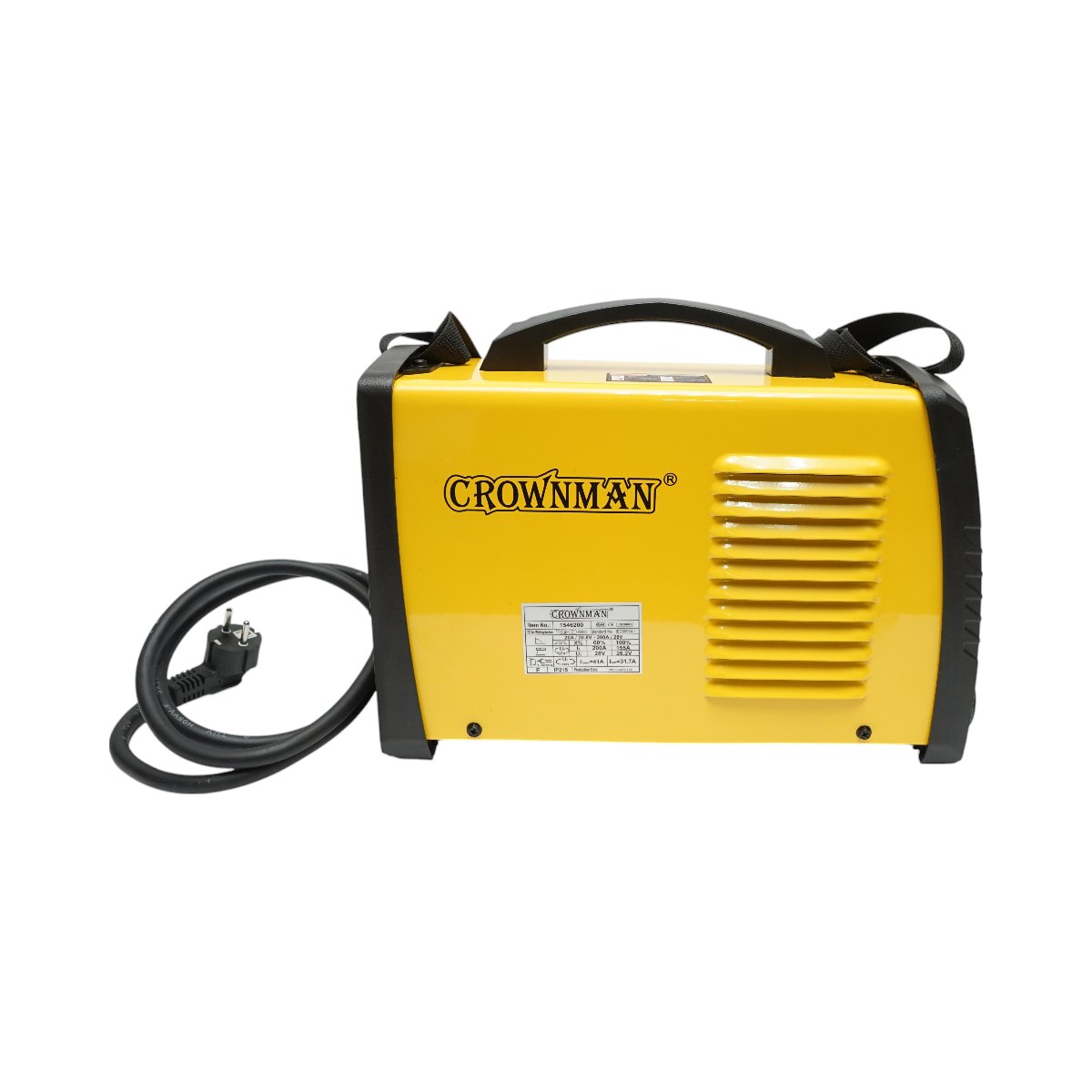 Aparat de sudura cu invertor 20-200A, 220V MMA, electrod 1.6-5mm Crownman